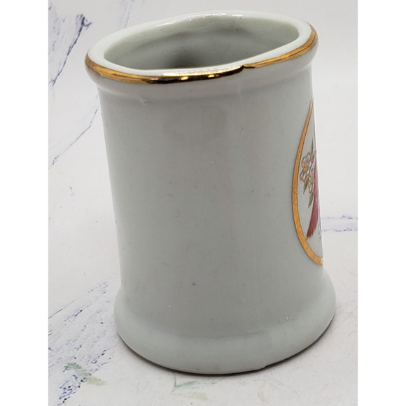 Tennessee Souvenir 24k Gold Rimmed Mini Mug Toothpick Holder Ceramic Shot Glass - Picture 2 of 9